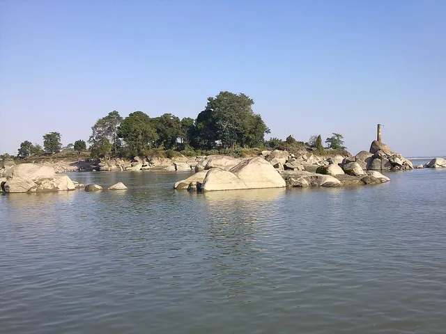 Biswanath Ghat on the bank of the Brahmaputra