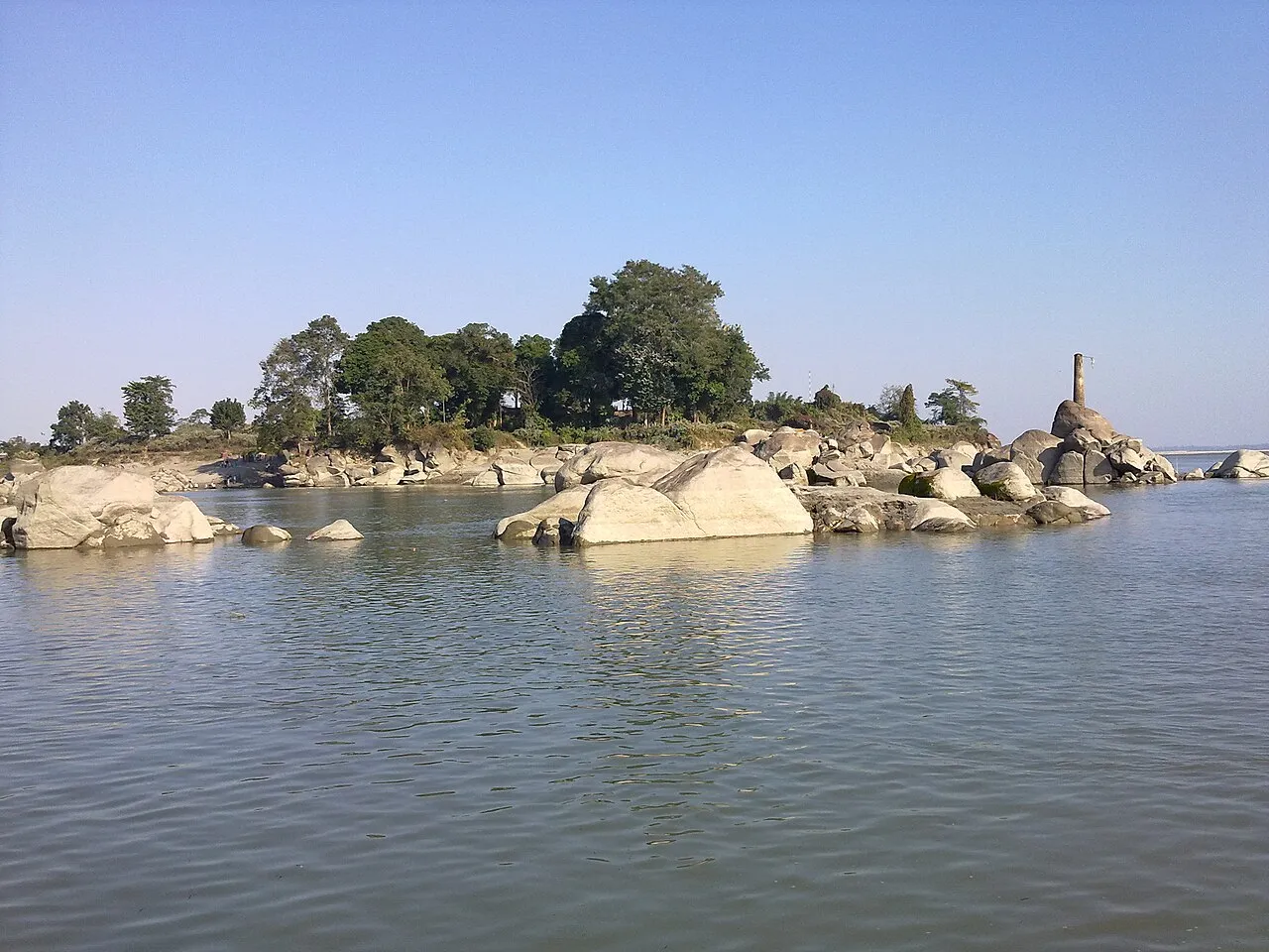 Biswanath Ghat on the bank of the Brahmaputra